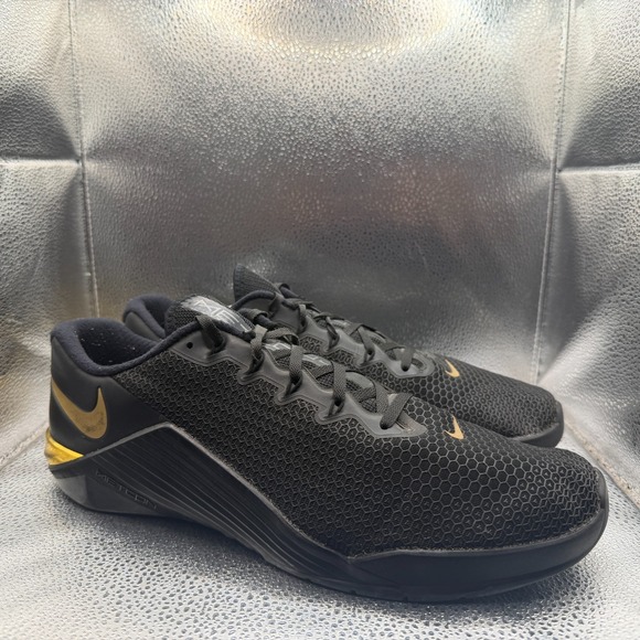 Size 13 Nike Metcon 5 Black Mens Comfort Lace-Up Running Shoes CJ5613-991‎ main image 9